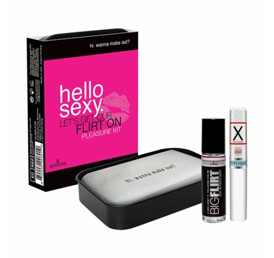 Feromony i balsam stymulujący - Sensuva Hello Sexy Pleasure Kit